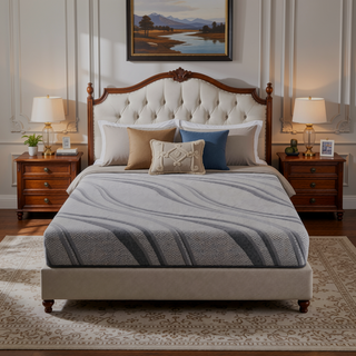 Sunvega 8" Firm Feel Gel Memory Foam Ultra Cooling Responsive Mattress with CertiPUR-US Certified Support Core
