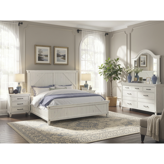 Sunvega 3 Drawer Nightstand with Birch Veneers and Burnished Brass Hardware