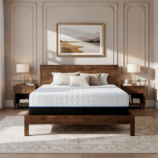 Sunvega 14 Inch Copper Infused Plush King Memory Foam Cooling Mattress
