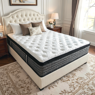 Sunvega 14 in. King Size Hybrid Pocket Coil and Gel Memory Foam Mattress