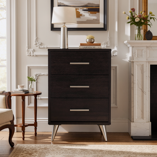 Sunvega Owen Modern Storage Nightstand with Ample Drawer for Bedroom or Living Room