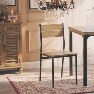 Sunvega 3-Piece Dining Table Set for 2 with Space Saving Chairs for Small Spaces