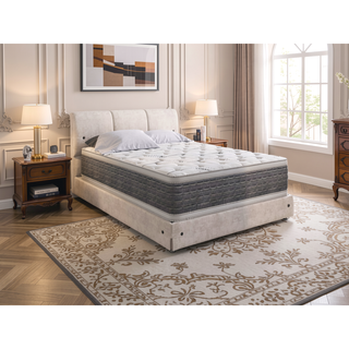 Sunvega 14.5" Queen Bamboo Moisture-Wicking Two Sided Pillow Top Mattress