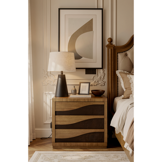 Sunvega Eucalyptus Veneer Bachelor Chest with Soft-Close Drawers and Cedar Lining