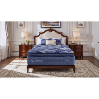 Sunvega Pocket InnerSpring Unit with Memory Foam and Super Soft Fabric Cover