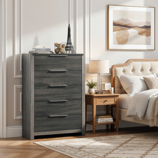 Sunvega Modern Transitional Beige Finish Nightstand with Three Wooden Drawers