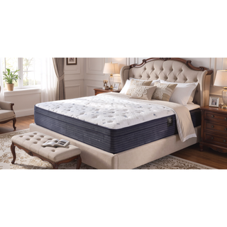 Sunvega Restonic 14.5 Inch Euro Top Mattress with Cooling Foam and Reinforced Lumbar Support