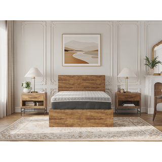 Sunvega Copper Infused Hybrid Queen Mattress with Soft Memory Foam and Pocketed Coils