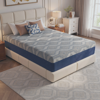 Sunvega 14" Hybrid Queen Mattress with Isotonic Memory Foam for Lumbar Support