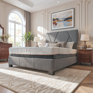 Sunvega 10 Inch Cooling Copper Infused Memory Foam Mattress Full Size Plush Support