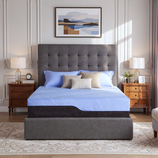 Sunvega 12 inch Hybrid Cooling GelCare Memory Foam and Coil Mattress Queen Size