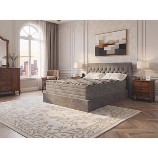 Sunvega 12 Inch Medium Plush Full Mattress with Copper Gel Infused Ice Cover
