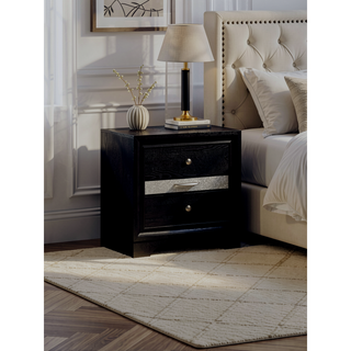 Sunvega Dark Brown Tufted Polyurethane Upholstered King Size Bed Frame