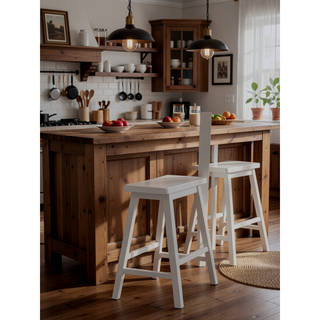 Sunvega 5-Piece Counter Height Table Set with Four Stools and MDF Top
