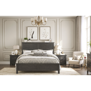 Sunvega White Finish Transitional Style Wooden Nightstand with 2 Dovetail Drawers