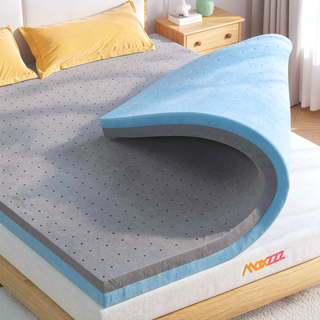 Sunvega 3 Inch King Cooling Gel and Bamboo Charcoal Memory Foam Mattress Topper