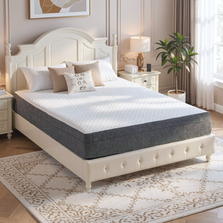 Sunvega Gel-Infused Memory Foam Mattress with Edge Support and Cooling Cover Twin