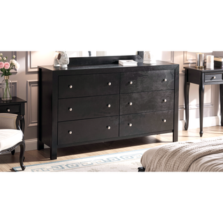 Sunvega Dark Brown Tufted Polyurethane Upholstered King Size Bed Frame