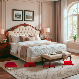 Sunvega Soft Polyester Knit Cover Multi-Layer Foam Hybrid Plush Mattress