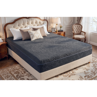 Sunvega 11-Inch Twin Size Green Tea Gel-Infused Memory Foam Mattress in a Box