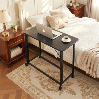 Sunvega Folding Desk Small Foldable 39.37 Inches Sturdy Writing Computer Desk