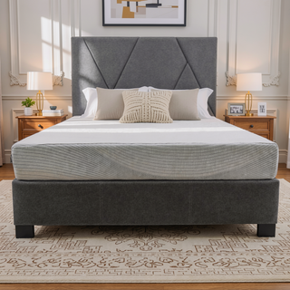 Sunvega 8 Inch Cooling Copper Infused Memory Foam Mattress Queen Size