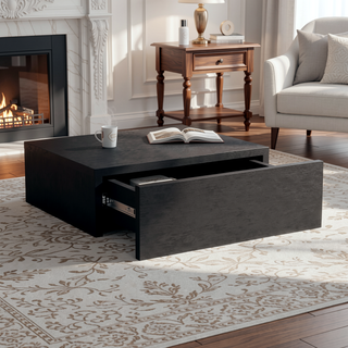 Sunvega Wall Mounted Nightstand with Spacious Surface and Generous Drawer