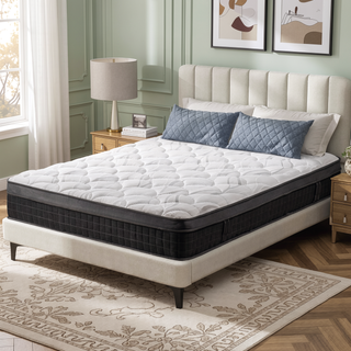 Sunvega 10 Inch Queen Size Breathable Cooling Gel Memory Foam Hybrid Mattress