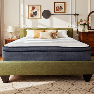 Sunvega Soft Polyester Knit Cover Multi-Layer Foam Hybrid Plush Mattress