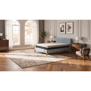 Sunvega Copper Infused Hybrid 14 Inch Plush King Mattress with Cooling Cover