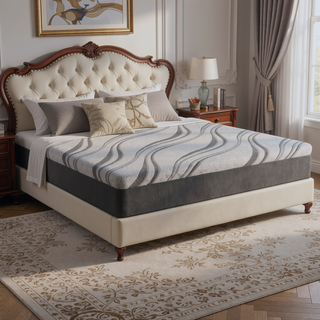 Sunvega 12" Medium Feel Gel Memory Foam Mattress Sleeps Cool with Responsive Support