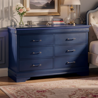 Sunvega Led Lighting 2 Drawer Nightstand with Spacious Drawers in Transitional Style