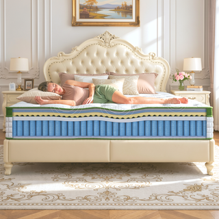 Sunvega 12 Inch Full Size Hybrid Mattress with Gel Memory Foam and Pocket Springs