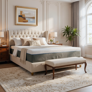 Sunvega Gel Infused Memory Foam Mattress with Edge Support and Air Grid Queen
