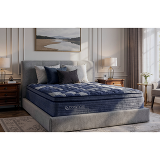 Sunvega Pocket InnerSpring Unit with Memory Foam and Super Soft Fabric Cover