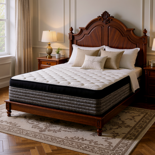Sunvega Plush 14" Queen Size Hybrid Gel Memory Foam Pocket Spring Mattress