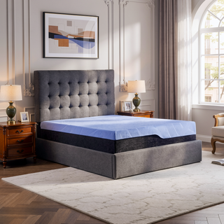 Sunvega 12 Inch Hybrid Cooling GelCare Memory Foam and Coil Cal King Mattress
