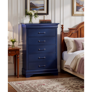 Sunvega Led Lighting 2 Drawer Nightstand with Spacious Drawers in Transitional Style