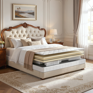 Sunvega Premium 9 Inch Medium Pocket Bed in a Box Spring Mattress Twin XL White