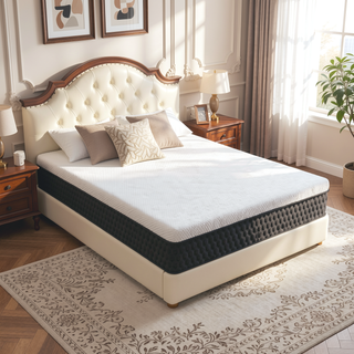 Sunvega Copper Cooling Firm Feel 12" Hybrid Waterfall Top Mattress Twin XL