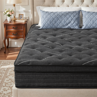 Sunvega 10 Inch Queen Size Cooling Gel Memory Foam Hybrid Mattress with Pocket Springs