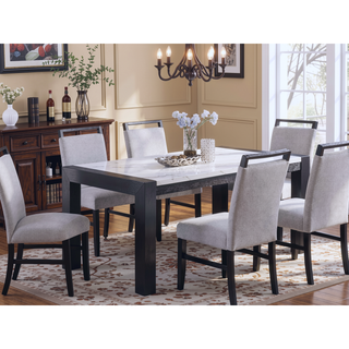 Sunvega Modern Charcoal Upholstered Dining Bench with Soft Fabric and Wooden Legs