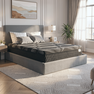 Sunvega Diamond Matrix Copper Cooling Hybrid Waterfall Top Mattress with Medium Feel