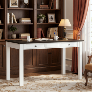 Sunvega Brown and White 6 Piece Gathering Dining Set for Casual Style