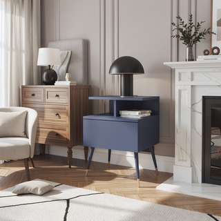 Sunvega Floating Nightstand with Wall Mounted Design and Scratch Resistant Surface