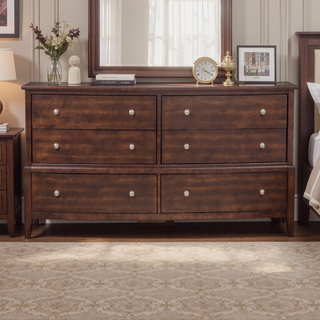 Sunvega Gray Finish Birch Veneer 3 Drawer Nightstand with Nickel Hardware
