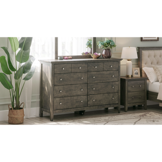 Sunvega Dark Brown Tufted Polyurethane Upholstered King Size Bed Frame