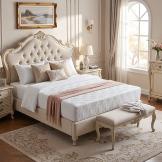 Sunvega Gel Infused Memory Foam Mattress for Cool Sleep with High-Density Extra Firm Support