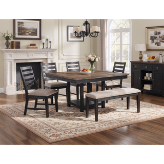 Sunvega Solid Wood Upholstered Bench with Memory Foam Topper for Hallway or Bedroom