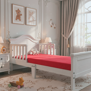 Sunvega Kids 5 Inch Red Twin Mattress with Water Resistant Cover and Memory Foam